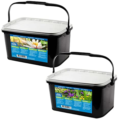S VD VELDE WATERPLANTEN vdvelde.com - Tongranulat 5 Liter - Bio Lehm für Teichpflanzen - Enthält wichtige Mineralien für optimales Wachstum - Hält Pflanzen im Korb - Kombinieren mit Teicherde 1:1