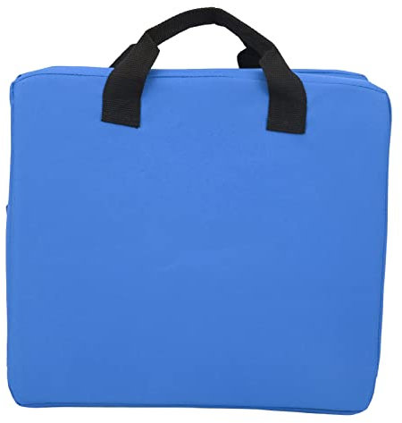 Klappstuhlkissen, Outdoor-Stuhl mit Rückenlehne, Faltbarer Kissenstuhl, Outdoor-Klappstuhl, Klappbarer Strandstuhl für Stadion und Strand (Blau)