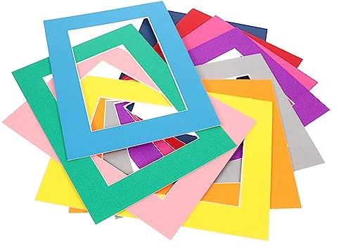 COHEALI Lot de 30 cadres photo muraux simples - Format A4 - En carton - Décoration de fête - Décoration en carton - Fine