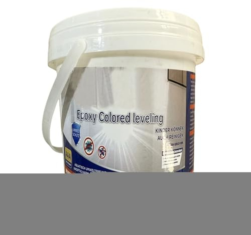 Epoxy Floor Paint,Self Levelling Coating - Colored Sand Waterproof Self Leveling Non Slip Water Based for Concrete Wood Exterior Bathtub Bathroom Garage Tile