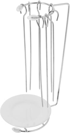 VALICLUD Supporto Arrosticini in Acciaio Resistente per Barbecue Porta Spiedini Riutilizzabile Multifunzionale Facile da Pulire per Grigliate di Carne e Verdure