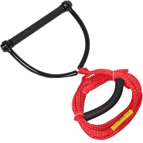 ABOOFAN Cuerda de Esquí Acuático Resistente con Diseño de Mango Ergonómico para Wakeboard Kneeboard y Actividades Náuticas Cuerda Portátil Antienredos para Deportes Acuáticos