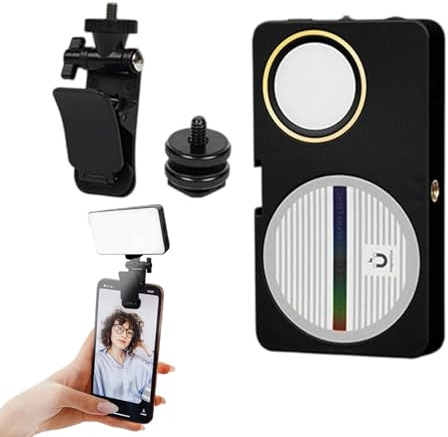 Bärbart Selfie- - Mini Lätt Belysning Med 3, Magnetiskt Selfie- För Smartphone - För Live Streaming Video Skönhet Vlogging Fotografering Utomhus Resa