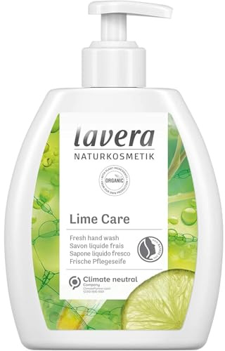 lavera Limettenpflege Handwäsche • Bio-Limette & Bio-Zitronengras • Milde Reinigung • Vegan • Hautneutral pH • 250 ml