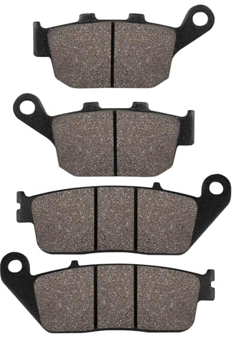 Yerbay Bromsbelägg fram/bak kit för Honda XL 600 VR/VT Transalp 1994-1996/ FMX 650 2005-2008