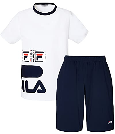 FILA Pigiama da uomo Shorty, - 300 bianco., M