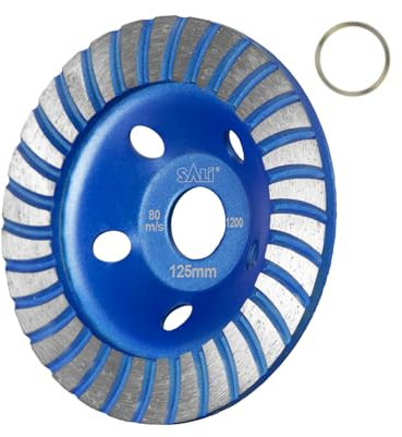 SALI premium diamond cup wheel 125x22.2mm disco de desbaste 20mm disco de desbaste de diamante universal, para hormigón, piedra natural, adhesivo para baldosas, granito