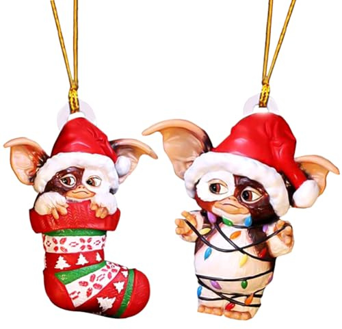 2 PCS Duendes navideños, de Punto, de Peluche, Colgantes de Navidad, Hechos a Mano, Adornos para árbol de Navidad, decoración, muñecos de Navidad, en Caja de Regalo
