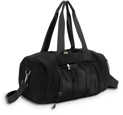 X SIM FITNESSX Borsa sportiva con scomparto per scarpe da donna/uomo, borsa da allenamento, borsa per nuoto, borsa da viaggio per sport, palestra e fitness, weekender, per viaggi piccoli, borsa duffel