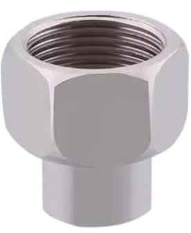 XSDSM Reducing Accessories Tap Stainless Steel Adapter 1 Internal Thread to 1/2 Internal Thread Hexagonal Reducer for Pipe Connection, Industry, Trade, Home
