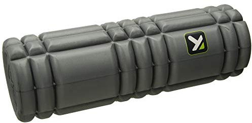 TriggerPoint CORE Foam Massage Roller (Back, Body, Legs) with Softer Compression, Deep Tissue and Muscle Recovery - Relieves Muscle Pain & Tightness, Improves Mobility & Circulation (12''), Gray