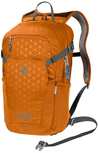 Jack Wolfskin Alleycat 18 Sporttasche Unisex Sportasche, orange Grid, ONE Size