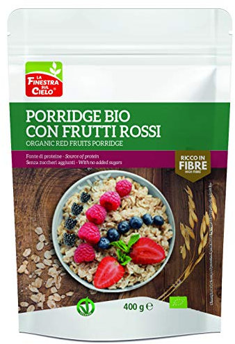 La Finestra Sul Cielo Porridge con Frutti Rossi Bio - 400 gr