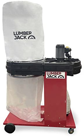 LUMBER JACK UDE130L 130L Dust Extractor Chip Collector 1100W 230V Includes 2m Hose Professional Industrial Vacuum Cleaner, Woodworking Machine Sawdust Collector, Indoor Work Shop use for Wood