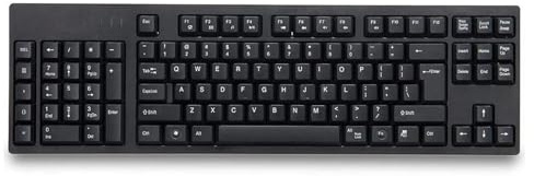 Vänsterhänt Tangentbord, 109 Tangenter Ergonomisk Layout Office USB-Tangentbord, Vänster Numeriskt Tangentbord med 2 USB-gränssnitt för Business Accounting Designer