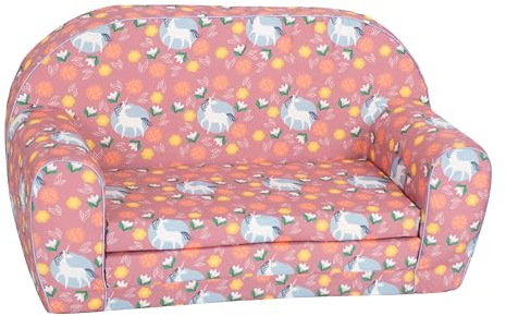 KNORRTOYS.COM 75006 Kindersofa, Einhorn pink