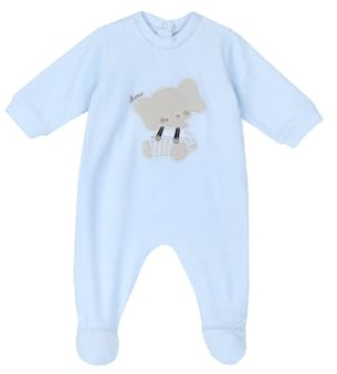 Chicco, Grenouillère Bébé Fille et Garçon, en Tissu Chaud et Doux, avec Ouverture Pratique au Dos, Idéal pour Printemps, Automne et Hiver, Designed in Italy, Vêtements Bébé 0-24 Mois