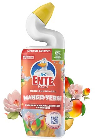 WC-Ente Total Aktiv Gel Nettoyant WC liquide antibactérien Mango Verse 1 x 750 ml