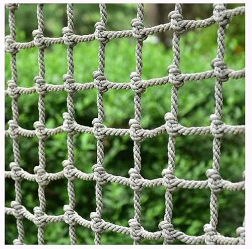 Filet d'escalade robuste pour enfants et adultes – Filet de corde multi-usage sûr pour jardin, aire de jeux, arbre et balançoire – Parcours d'aventure facile à accrocher, 2,5 m x 0,9 x 3 m