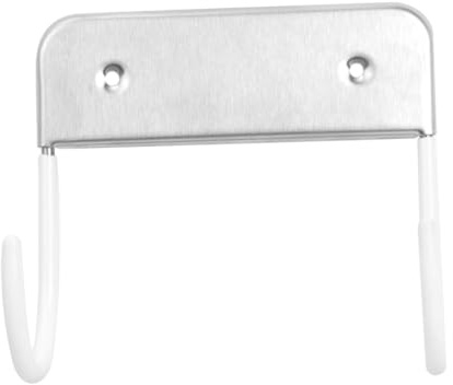 RORPOIR Soporte De Pared para Tabla De Planchar De Acero Inoxidable con Gancho Resistente para Baño y Sala Organizador Compacto y Resistente Al Calor Compatible con Tablas Blanco