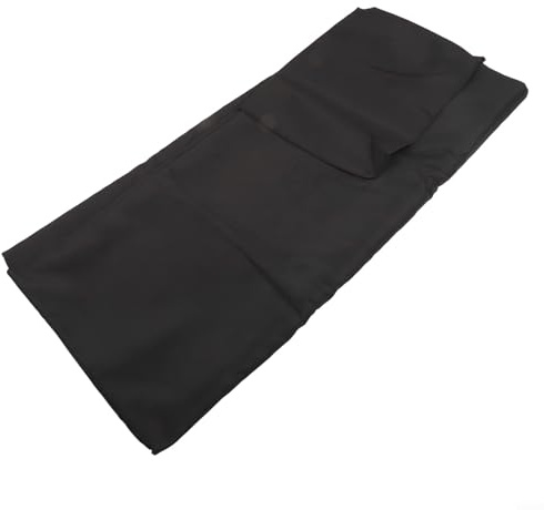 Honseadek Auvent de rechange 160 g/m² - 200 x 300 cm - Résistant à l'eau - Tissu polyester - Pour parasol de jardin, terrasse, étal de marché - Noir