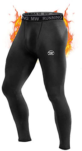 MEETYOO Pantalon Thermique Homme Legging Homme Thermique Pantalon Cuissard Long Hiver pour Sport,Randonnée,Vélo,2/3 Pack