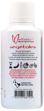 Effetto Mariposa Végétalex Tyre Sealant, Plant Based, 250 ml