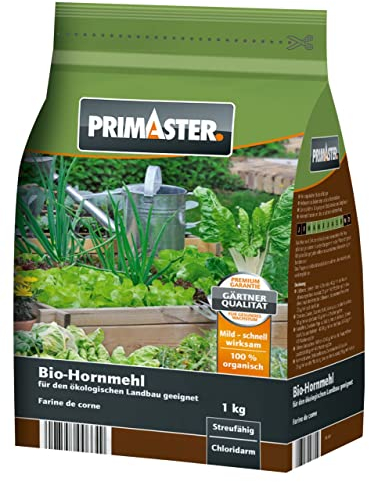 Primaster Hornmehl Gartendünger 1 kg Organischer Dünger Natürdünger