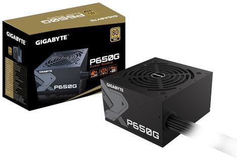 GIGABYTE GP-P650G power supply unit 650 W 20+4 pin ATX ATX Black