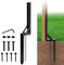 Fence Post Repair, Fence Post Support Stake, Fence post spikes, Heavy Duty Fixer Anchor Ground Spike for Reinforcement Repairing Garden Fence (1)