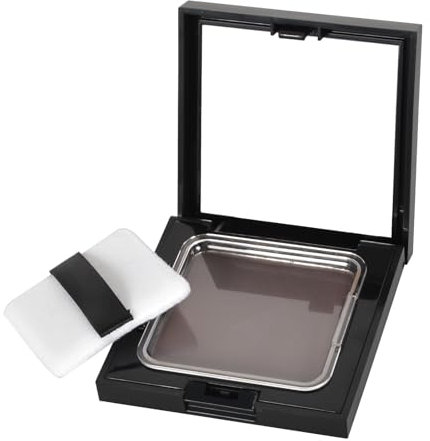 Dunkelbraun Haar Schatten Puder, Tragbar Haaransatz-Schatten-Pulver-Set, Sofortige Deckt Graue Haare Haaransatz Pulver, Mehrzweck Haaransatz Puder für Haare, Augenbrauen, Gesichtsform (12g)