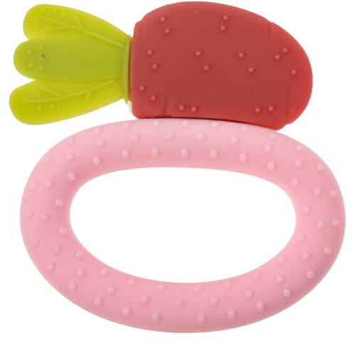 HAMPPLIES Palitos y Geles Dentición Molar Forma de Zanahoria Juguete Bebe Silicona Bebe para Uso Infantil