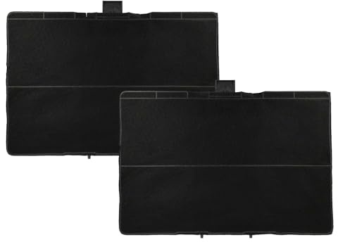 vhbw 2x Filtres à charbon actif compatible avec Siemens LC97BE532/03 | LC97BE532/04, LC97BF532/01 hotte aspirante - 31,5 x 21,5 x 2,3 cm