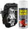 E-TECH - Heat Resistant Engine Enamel Paint 400ml - Spray On High Temp Paint (Black)