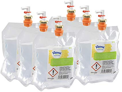 Kleenex Duft-Lufterfrischer Fresh Nachfüllpackung 6190, farblos, 6 x 300 ml (1.800 ml gesamt)