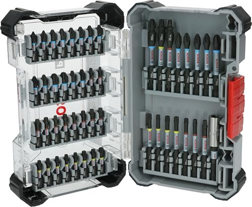 Bosch 48x PRO Impact Set, 48-tlg. (200 x 107 mm, Professional Zubehör Schraubendreher, Schraubendreher)