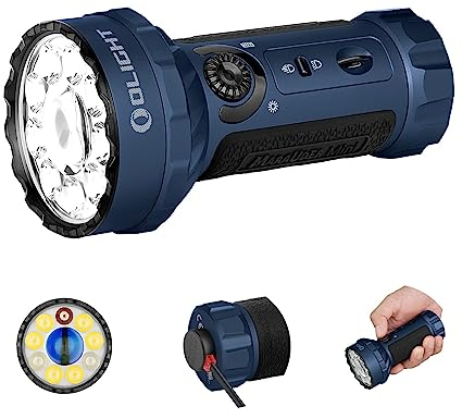 OLIGHT Marauder Mini midnight black LED Taschenlampe Große Reichweite akkubetrieben 7000lm 462g