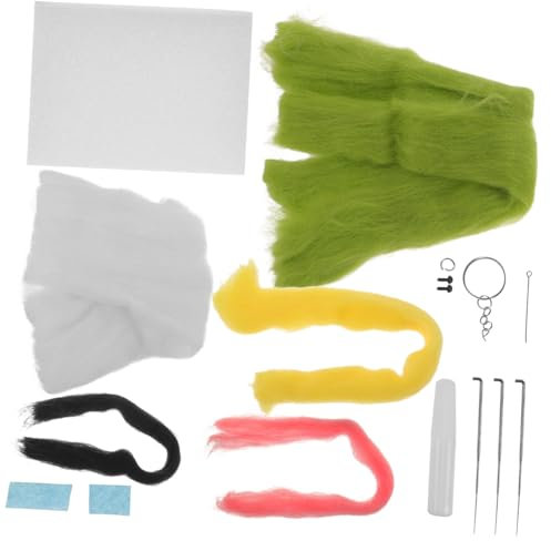 EXCEART 1 Satz Ente Aus Wollfilz Zubehör Zum Filzen Und Basteln Nadelfilzen Handgefertigtes Filzmaterial Nadelfilzmaschine Bastelwerkzeuge Aus Filz Nadelfilzzubehör Puppenfilzset