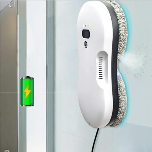 JKSVTF Electric Window Cleaner with Automatic Water Jet Glass Hoover Robotic Remote Control Cleaning Machine Window Cleaner with Water Jet