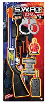 KandyToys Police Shotgun & Accessories Playset