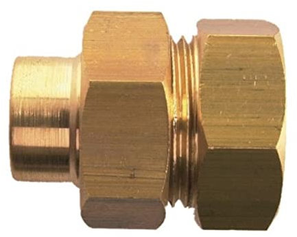 Raccord 3 pièces union joint cônique femelle 20x27-16 - GARIS - D15506B