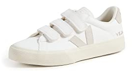 Veja Women's Recife Logo Sneakers, Extra White Natural, 7 Medium US