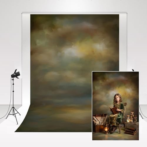 Kate rökt gul bakgrund 2 x 3 m/6,5 x 10 fot texturerat mikrofiber porträtt fotorekvisita färgglada moln fotobås bakgrund för familjefest nyfödd foto studio bakgrunder