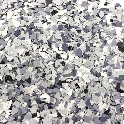 ONTWIE Mezcla de 900 g / 2 libras de colores decorativos, copos de pintura epoxi para piso de garaje, chips de pintura para revestimiento de piso de concreto para pared de garaje, pintura interior y