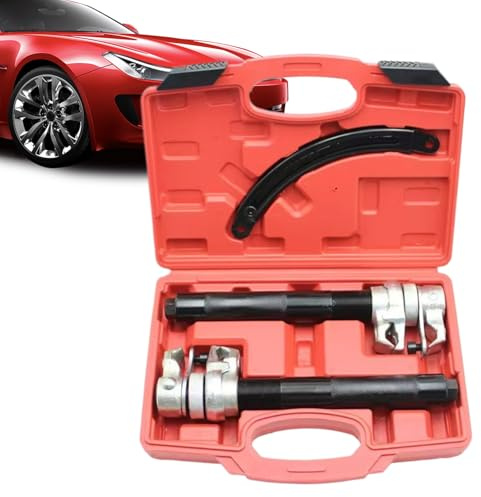 Compresor de Muelles para Coche - Juego de Compresores de Muelles para Camión,Herramientas Con Bloqueo De Seguridad Para Suspensión De Automóvil Moto Y Remolque