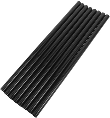 Sewroro 8pezzi Tubi Tondo in Ferro per Appendiabiti e Scarpiera Nero Diametro Montaggio Facile per Guardaroba Portatile e Organizzazione Multi-stanza