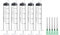 Ciringe 20 ml Syringe with 14G Green Mixing Kit - 5 Sets
