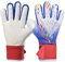 HUPIRCT Torwarthandschuhe, Torwarthandschuhe Kinder, Jugendliche und Erwach Torwarthandschuhe, 4 mm professioneller Anti-Rutsch-Latex (Weiß im Katar-Stil, 9)