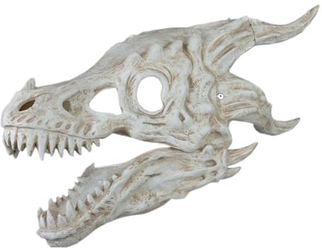 Bewegliche Kiefer-Drachen-Kostümmaske – gruselige Tier-Gesichtsbedeckungen, gruselige Drachen-Cosplay-Maske | -Drachen-Gesichtsbedeckung mit beweglichem Kiefer-Design, realistisches Halloween-Party-