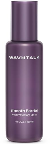 wavytalk Smooth Barrier Heat Protectant Spray for Hair, Thermal Protection Spray for All Hair Tools to Smooth&Hydrate, Up to 450℉ Protection, Damage Repair&Frizz Control, Lightweight Formula, 5 Fl Oz